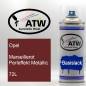 Preview: Opel, Marseillerot Perleffekt Metallic, 72L: 400ml Sprühdose, von ATW Autoteile West.